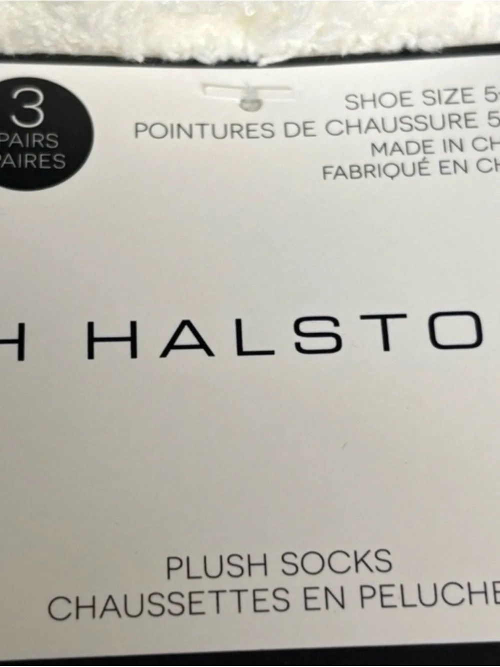 New Halston Socks Women’s 3 Pair Ultra Warm Fuzzy Cozy Plush Socks Casual Soft